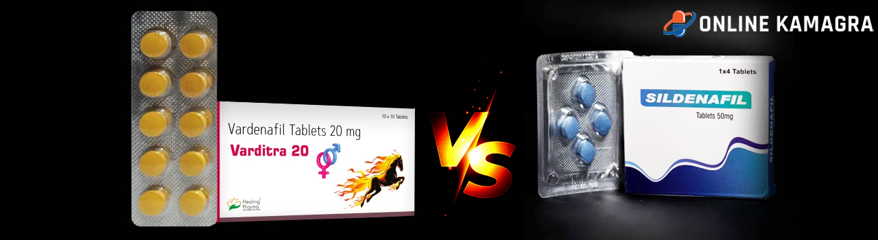 Sildenafil Vs Vardenafil (Efficacité & Prix)
