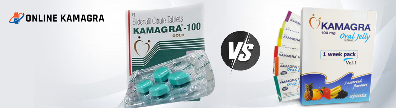 Kamagra 100 mg vs Kamagra Oral Jelly 100 mg Kamagra 100 mg vs Kamagra Oral Jelly 100 mg