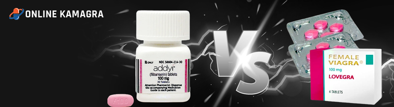 Lovegra 100mg vs. Addyi 100mg (Viagra für Frauen)